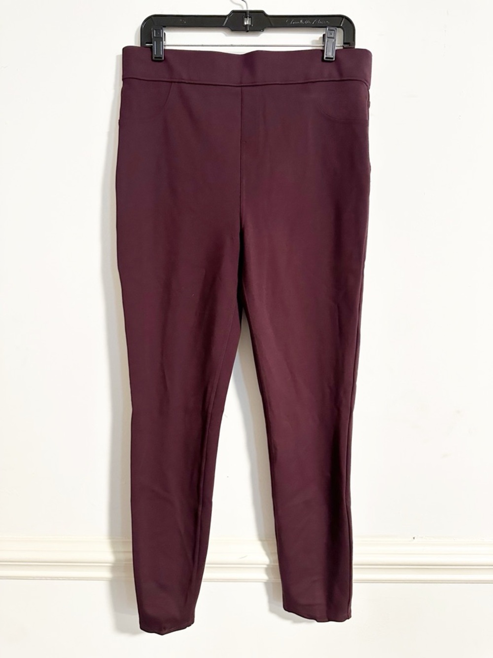 SPANX Look At Me Now Seamless Sculpt Leggings Plum XL